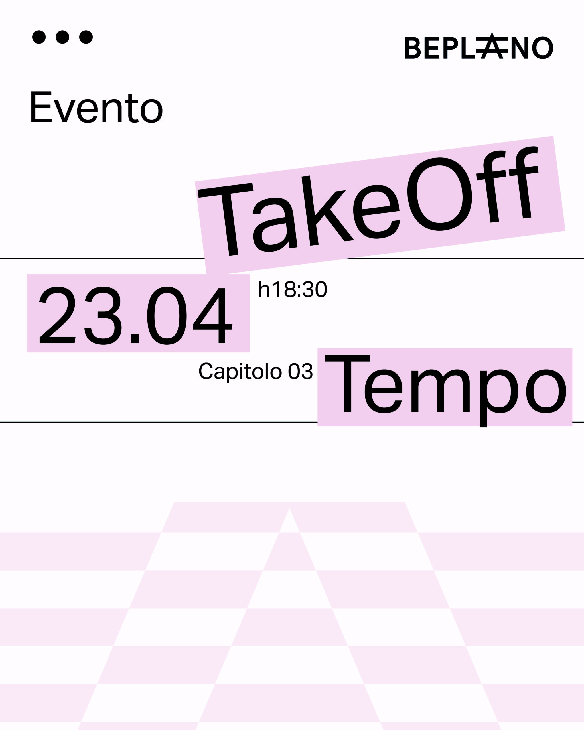 Locandina Take Off Tempo